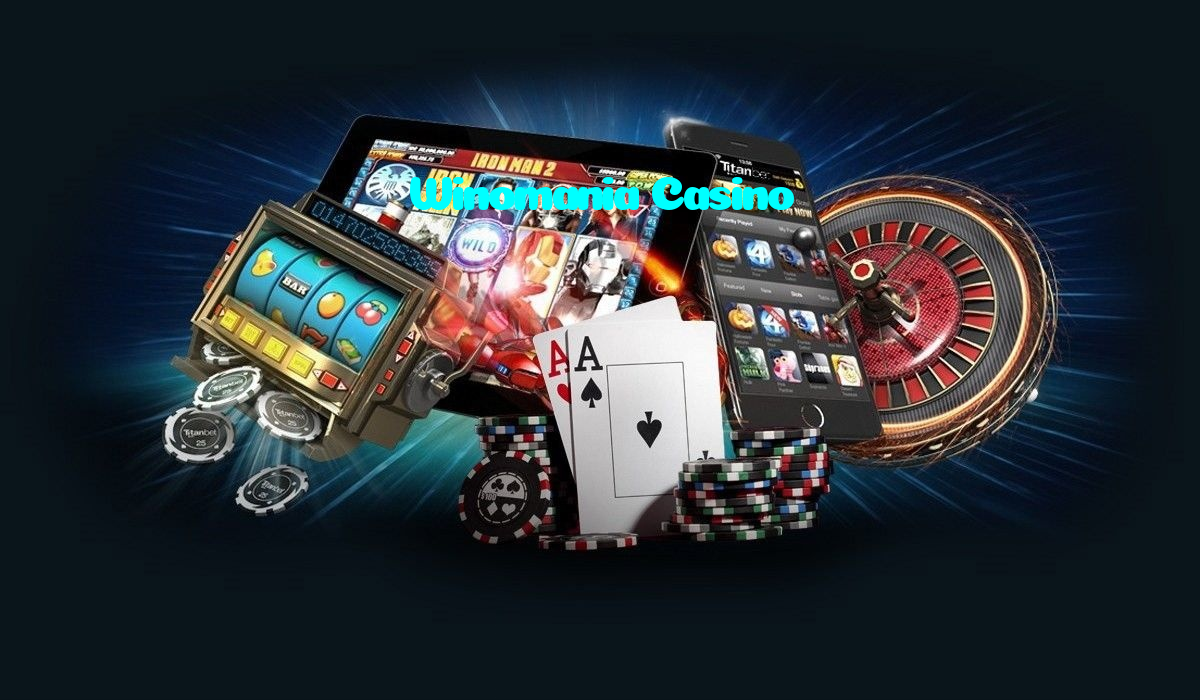 Winomania Casino casino presented on mobile device in Pakistan with slots and live games